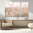 Pastel Grasses Wall Art Canvas Print – Framed Soft Meadow