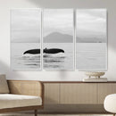 Whale Tail Wall Art – Framed Black White Ocean Canvas by MyGreatCanvas | Canvas Wall Art Prints | Photo Prints & Wall Decor