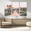 Joshua Tree Wall Art Canvas Print – Framed Desert Road Scene by MyGreatCanvas | Canvas Wall Art Prints | Photo Prints & Wall Decor
