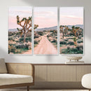 Joshua Tree Park Wall Art Canvas Print – Framed Desert Road by MyGreatCanvas | Canvas Wall Art Prints | Photo Prints & Wall Decor