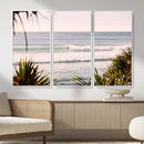 Ocean Surfer Wall Art Canvas Print – Framed Coastal Surf Art by MyGreatCanvas | Canvas Wall Art Prints | Photo Prints & Wall Decor
