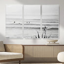 Surfer Silhouette Wall Art Canvas Print – Framed Calm Ocean by MyGreatCanvas | Canvas Wall Art Prints | Photo Prints & Wall Decor