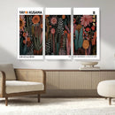 Modern Japanese Wall Art Canvas Print – Framed Abstract