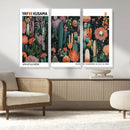 Modern Japanese Wall Art Canvas Print – Framed Abstract