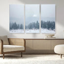 Winter Forest Wall Art Canvas Print – Framed Snowy Landscape by MyGreatCanvas | Canvas Wall Art Prints | Photo Prints & Wall Decor