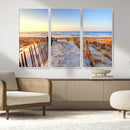 Ocean Sunset Wall Art Canvas Print – Nautical Beach