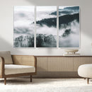 Foggy Forest Landscape Wall Art Canvas Print – Misty by MyGreatCanvas | Canvas Wall Art Prints | Photo Prints & Wall Decor