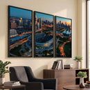 Chicago Bears Soldiers Field Wall Art Canvas Print – Framed