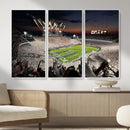 Epic Night Football Stadium Wall Art Canvas Print, Fireworks by MyGreatCanvas | Canvas Wall Art Prints | Photo Prints & Wall Decor