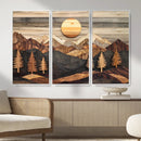 Wood Mountain Wall Art Canvas Print – Layered Forest and by MyGreatCanvas | Canvas Wall Art Prints | Photo Prints & Wall Decor