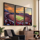 Dooley Stadium Wall Art, Sports Arena Canvas Print, Dooley