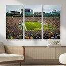 Green Bay Packers Lambeau Field Stadium Wall Art Canvas by MyGreatCanvas | Canvas Wall Art Prints | Photo Prints & Wall Decor