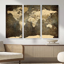Large Framed Vintage World Map Wall Art Print for Home Wall by MyGreatCanvas | Canvas Wall Art Prints | Photo Prints & Wall Decor