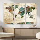 World Map Canvas Print – Framed Detailed Map of the World by MyGreatCanvas | Canvas Wall Art Prints | Photo Prints & Wall Decor