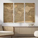 World Map Canvas Print – Framed Travel Map Wall Art for by MyGreatCanvas | Canvas Wall Art Prints | Photo Prints & Wall Decor