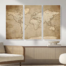 Colorful Watercolor World Map Canvas Wall Art – Framed by MyGreatCanvas | Canvas Wall Art Prints | Photo Prints & Wall Decor