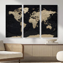 World Map Wall Art Print – Detailed Map of the World Wall by MyGreatCanvas | Canvas Wall Art Prints | Photo Prints & Wall Decor