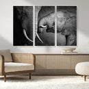 Elephant Family Wall Art Canvas, Framed Elephant Family by MyGreatCanvas | Canvas Wall Art Prints | Photo Prints & Wall Decor