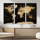 Extra Large World Map Canvas Print – Detailed Map Classic by MyGreatCanvas | Canvas Wall Art Prints | Photo Prints & Wall Decor