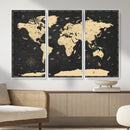 World Map Canvas Print – Detailed Map of the World Wall Art by MyGreatCanvas | Canvas Wall Art Prints | Photo Prints & Wall Decor