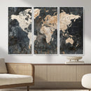 World Map Canvas Print – Detailed Map of the World Wall Art by MyGreatCanvas | Canvas Wall Art Prints | Photo Prints & Wall Decor