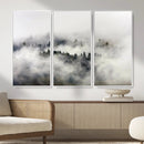 Foggy Forest Wall Art Canvas Print, Misty Pine Tree by MyGreatCanvas | Canvas Wall Art Prints | Photo Prints & Wall Decor
