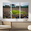 Green Bay Packers Stadium Wall Art Canvas Print, Lambeau by MyGreatCanvas | Canvas Wall Art Prints | Photo Prints & Wall Decor