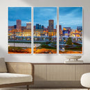 Baltimore Skyline Wall Art Canvas Print, Baltimore Downtown by MyGreatCanvas | Canvas Wall Art Prints | Photo Prints & Wall Decor