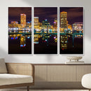 Baltimore Skyline Wall Art Canvas Print, Baltimore Downtown by MyGreatCanvas | Canvas Wall Art Prints | Photo Prints & Wall Decor