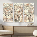Farmhouse Texas Longhorn Wall Art Canvas Print - Abstract by MyGreatCanvas | Canvas Wall Art Prints | Photo Prints & Wall Decor