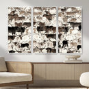 Abstract Texas Longhorn Print - Longhorn Herd Print for by MyGreatCanvas | Canvas Wall Art Prints | Photo Prints & Wall Decor