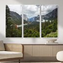 Yosemite Valley Wall Art Canvas Print – Misty Mountain by MyGreatCanvas | Canvas Wall Art Prints | Photo Prints & Wall Decor
