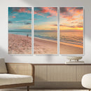 Beach Walk Wall Art Canvas Print – Soft Coastal Photography by MyGreatCanvas | Canvas Wall Art Prints | Photo Prints & Wall Decor