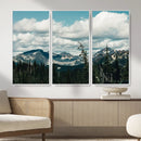 Mountain Forest Wall Art Canvas Print, Alpine Pine Tree by MyGreatCanvas | Canvas Wall Art Prints | Photo Prints & Wall Decor