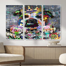 Graffiti Dog Wall Art Decor for Teen Bedroom - Abstract by MyGreatCanvas | Canvas Wall Art Prints | Photo Prints & Wall Decor