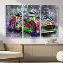 Graffiti Sports Car Street Art Wall Art Canvas Print, by MyGreatCanvas | Canvas Wall Art Prints | Photo Prints & Wall Decor