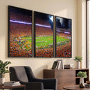 Clemson Football Stadium Wall Art Canvas Print, College
