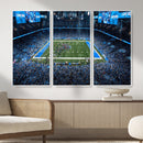 Detroit Lions Stadium Wall Art Canvas Print, Football Field by MyGreatCanvas | Canvas Wall Art Prints | Photo Prints & Wall Decor