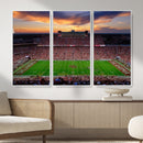 Oklahoma Sooners Stadium Wall Art Canvas Print, College by MyGreatCanvas | Canvas Wall Art Prints | Photo Prints & Wall Decor