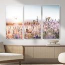 Lavender Field Wall Art Canvas Print, Butterfly Floral by MyGreatCanvas | Canvas Wall Art Prints | Photo Prints & Wall Decor