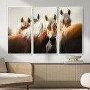Wild Horse Herd Wall Art Canvas Print, Natural Horse by MyGreatCanvas | Canvas Wall Art Prints | Photo Prints & Wall Decor