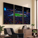 Ole Miss Rebels Vaught Hemingway Stadium Wall Art Canvas