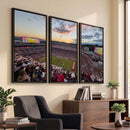 Donald W. Reynolds Razorback Stadium Wall Art Canvas Print –