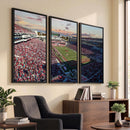 Ole Miss Rebels Vaught Hemingway Stadium Wall Art Canvas