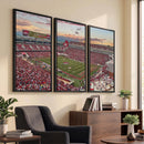 Donald W. Reynolds Razorback Stadium Wall Art Canvas Print –