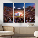 Oklahoma Memorial Stadium Wall Art Canvas Print – Oklahoma