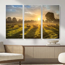 Sheep Wall Art Canvas Print – Rural Farm Animal Artwork by MyGreatCanvas | Canvas Wall Art Prints | Photo Prints & Wall Decor