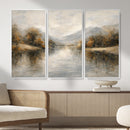 Abstract Landscape Wall Art Canvas Print, Modern Lake by MyGreatCanvas | Canvas Wall Art Prints | Photo Prints & Wall Decor