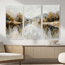 Abstract Landscape Wall Art Canvas Print, Modern Lake by MyGreatCanvas | Canvas Wall Art Prints | Photo Prints & Wall Decor