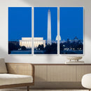 Washington DC Skyline Wall Art Canvas Print – Lincoln by MyGreatCanvas | Canvas Wall Art Prints | Photo Prints & Wall Decor
